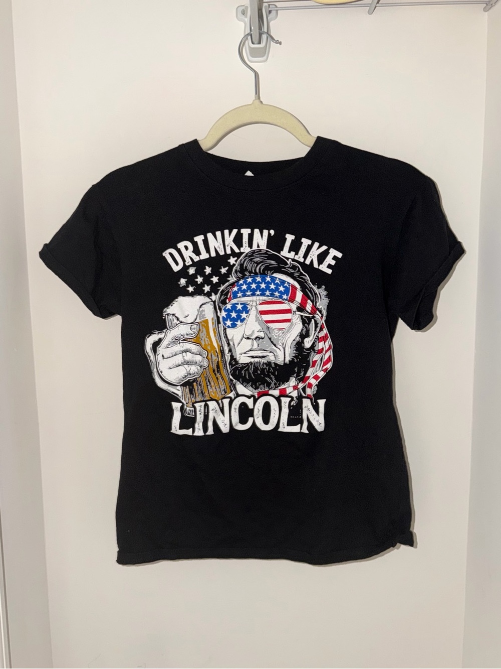Brisco Women’s Drinkin' Like Lincoln Graphic Tee - Black